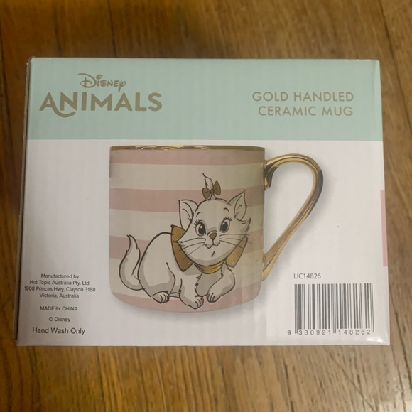 UNOPENED Gold Handle + Trim Mug - Disney Animals- Marie - Dumbo - 101 Dalmatians - Picture 5 of 15